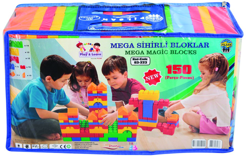 Mega Sihirli Bloklar (150 parça)