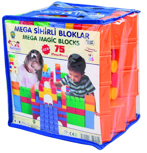 Mega Sihirli Bloklar (75 parça)